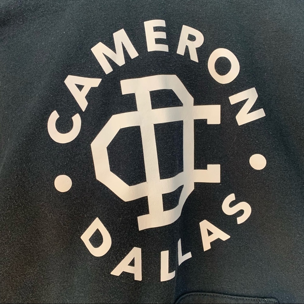 Cameron Dallas | Black Concert Hoodie by Jerzees Concert Sweatshirt Medium - Picture 7 of 8